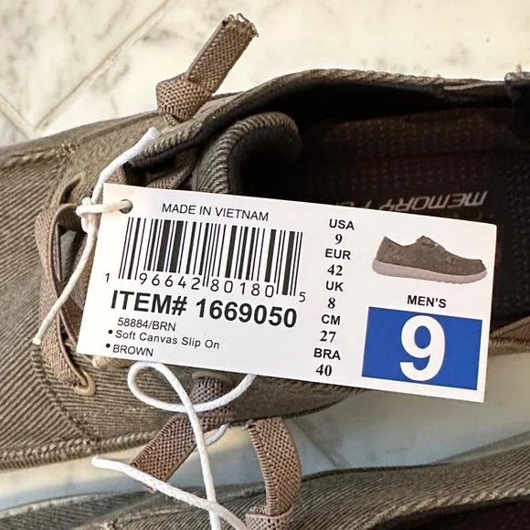 Skechers Brown Loafers with Air-Cooled Memory Foam. New with Tags. - Picture 9 of 9